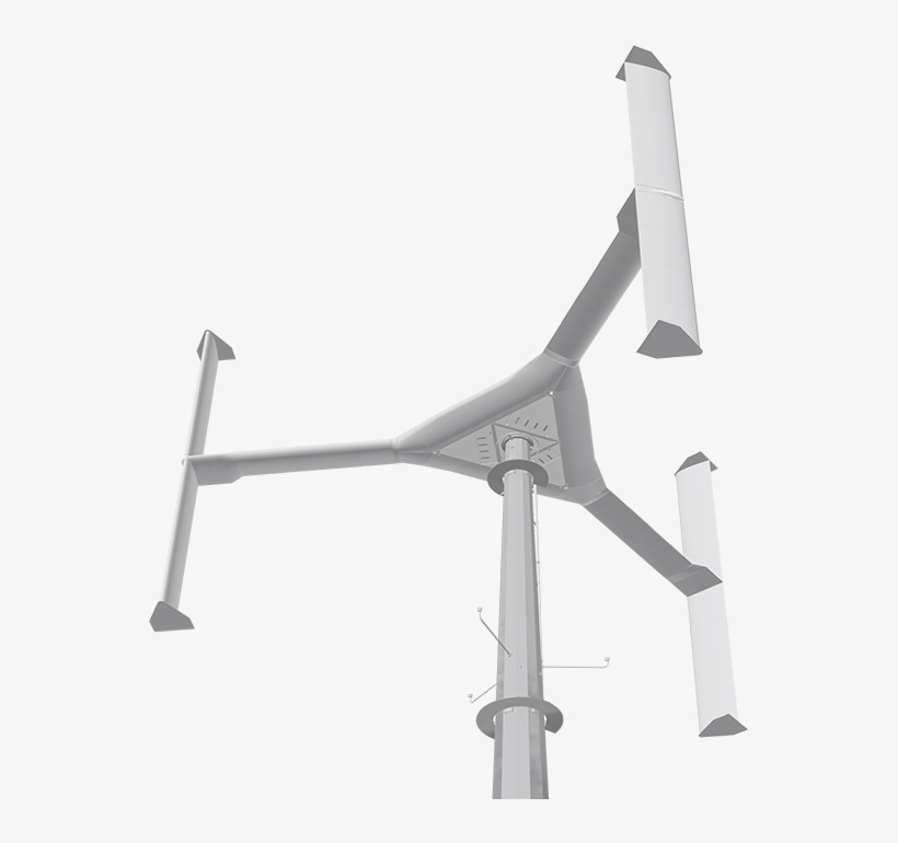 The Ecovert Vertical Axis Wind Turbine - Vertical Wind Turbine Png, transparent png #2016621