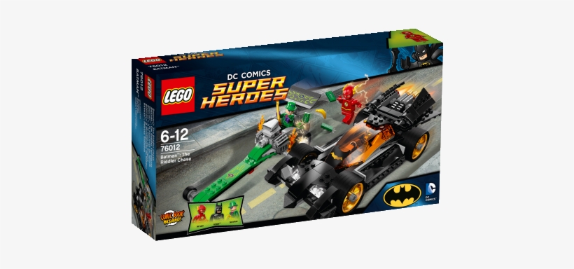 Super Heroes 76012 Batman The Riddler Chase - Lego Dc Superheroes Batman Sets, transparent png #2016731