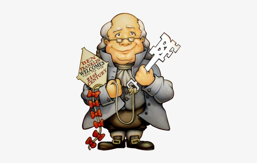 Electricity Clipart Ben Franklin - Ben Franklin Cartoon, transparent png #2016753