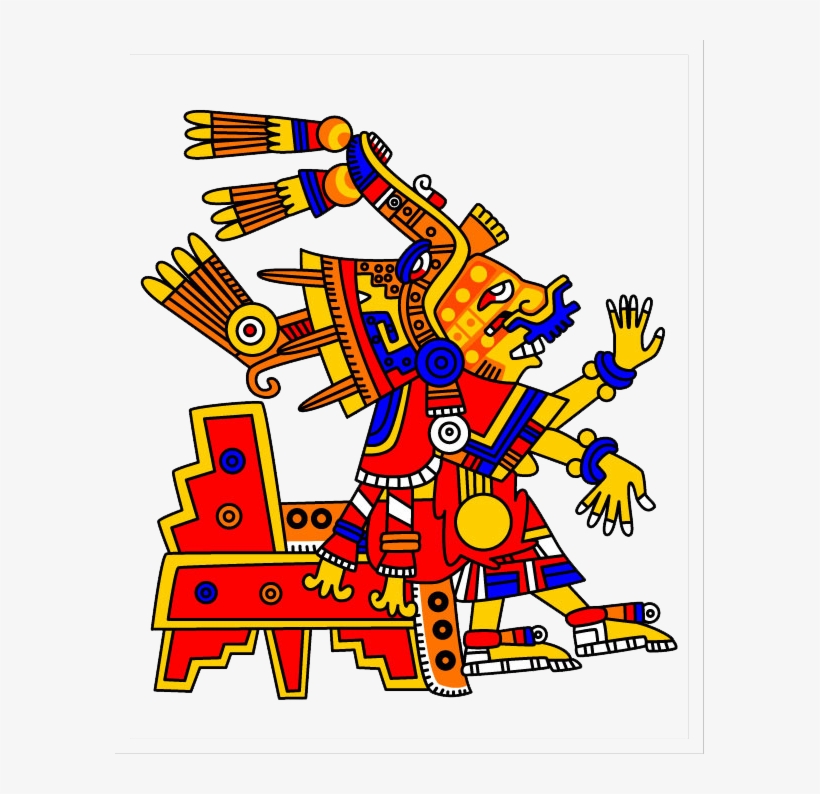 Xochiquetzal V - Aztec Sun God Png, transparent png #2017577