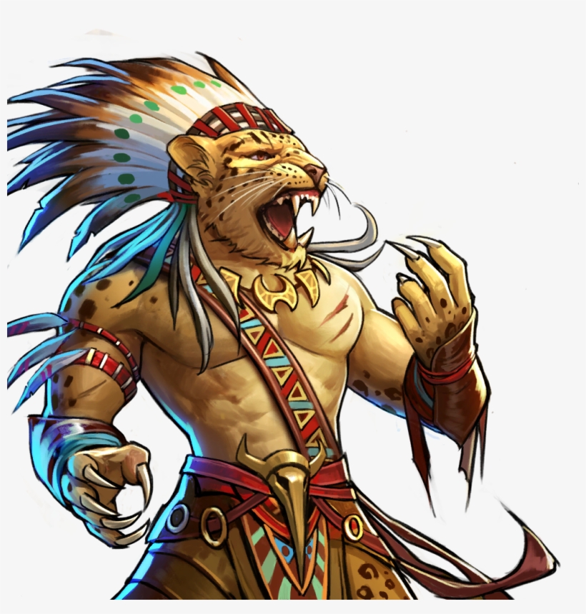 Aztec Warrior Free Vector Art 605 Free Downloads - Jaguar Warrior Png, transparent png #2017642