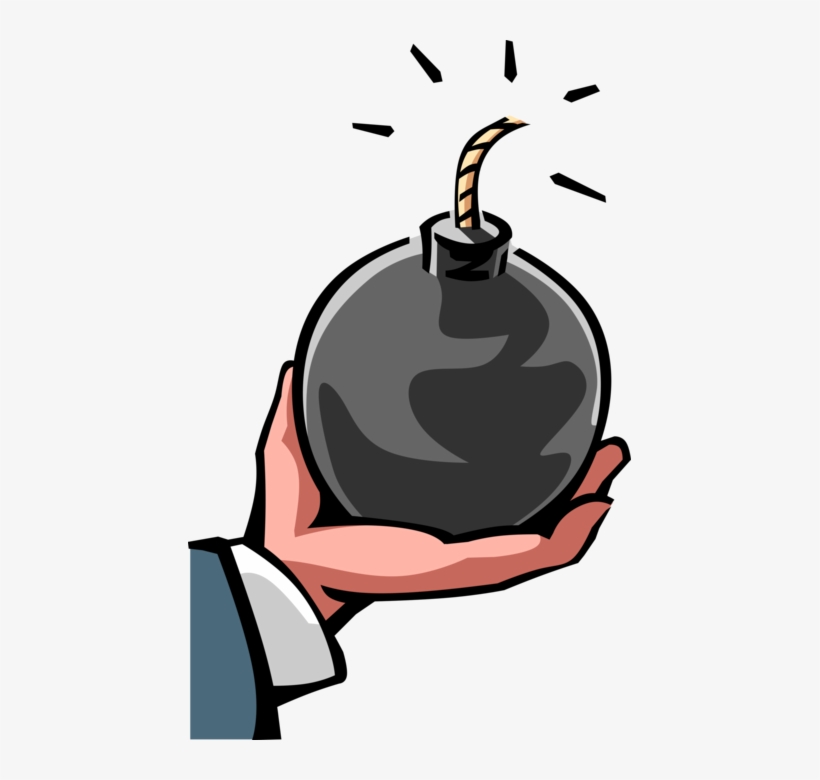 Vector Illustration Of Businessman Hand Holds Time - Illustration, transparent png #2017687