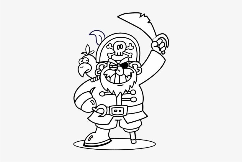 Image Result For Paw Patrol Svg - Pirate Pictures To Colour, transparent png #2018228