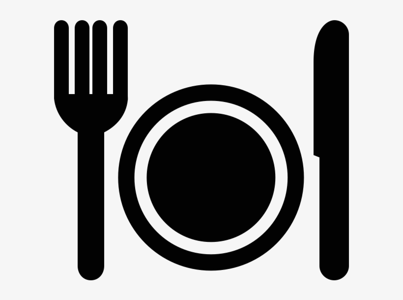 Fork And Plate Icon - Restaurant Icon Png, transparent png #2018324