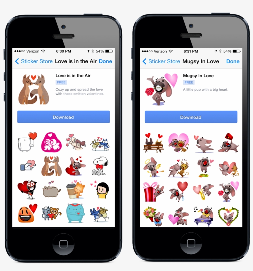 Wersm Love-stickers Facebook - Iphone, transparent png #2018475