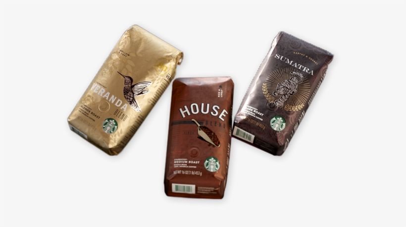 Coffee Bags - Café En Grano Starbucks, transparent png #2018593