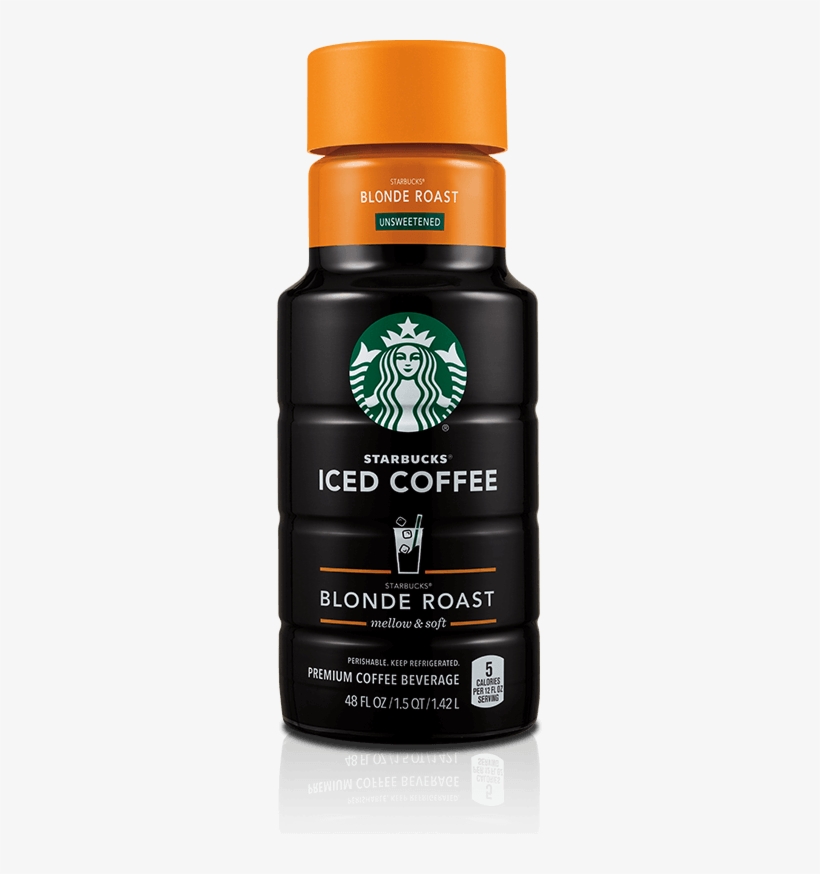 Starbucks Blonde Roast - Starbucks Unsweetened Dark Roast Iced Coffee, transparent png #2018672