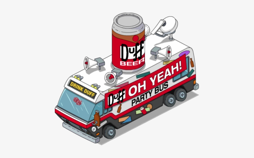 Tapped Out Duff Party Bus - Bus Duff, transparent png #2018760