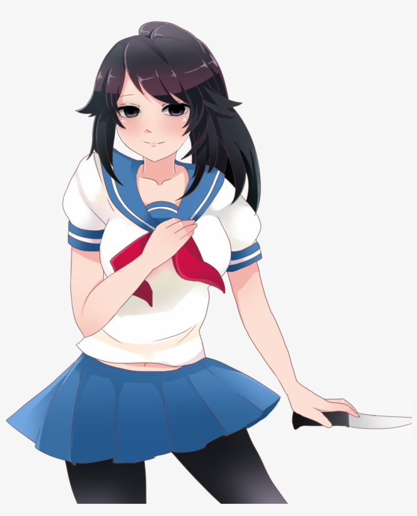 Yanchan - Ayano Aishi Whole Body, transparent png #2018939