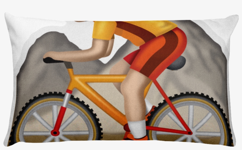 Emoji Bed Pillow - Emoji Vélo, transparent png #2018941