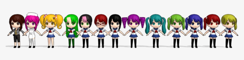 Que Personaje De Yandere Simulator Eres - Personajes De Yandere Simulator, transparent png #2019639