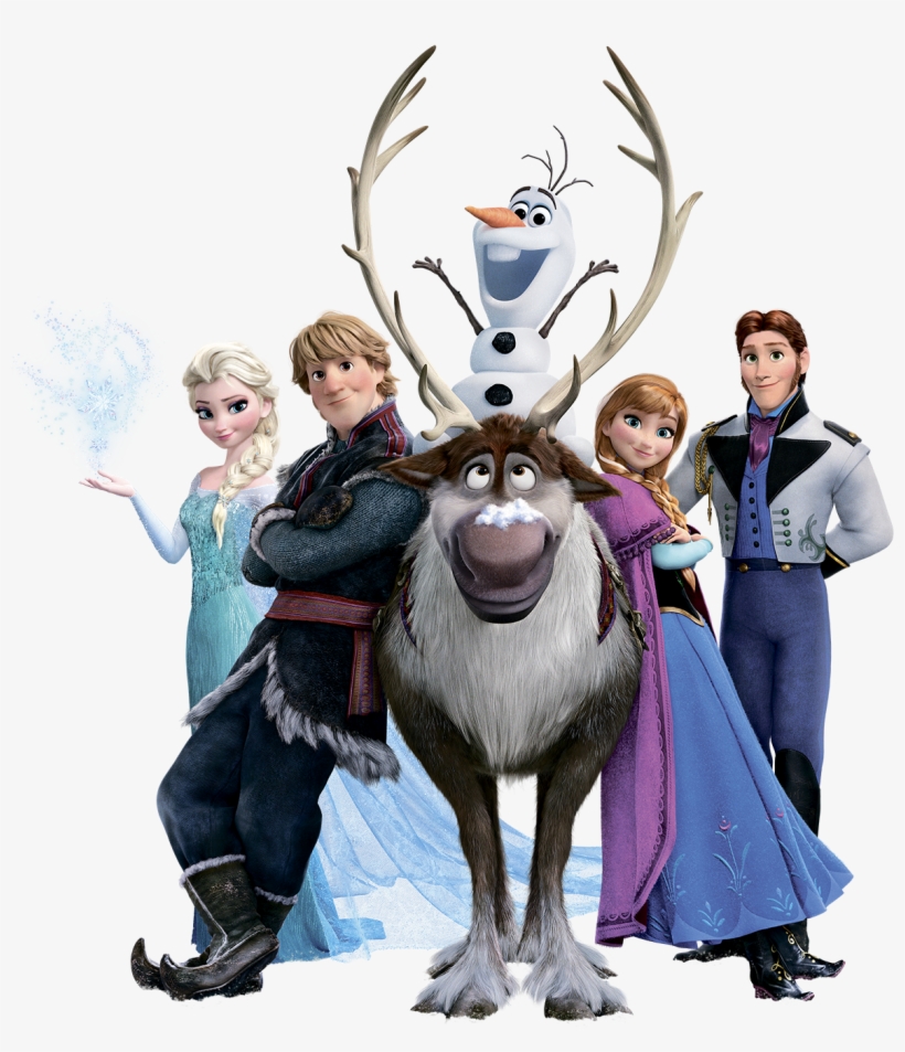 frozen characters together