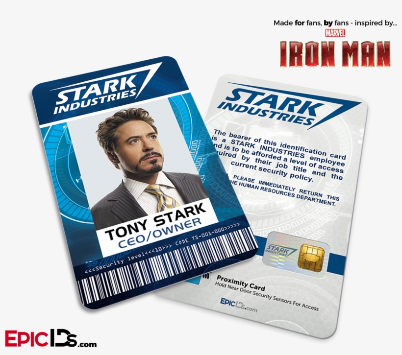 Iron Man / Avengers Inspired Stark Industries Employee - Iron Man 3, transparent png #2019783