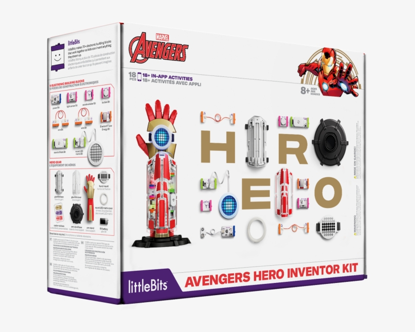 Makers Of The Ultra-cool Droid Inventor Kit, Littlebits, - Littlebits Avengers Hero Inventor Kit, transparent png #2020008