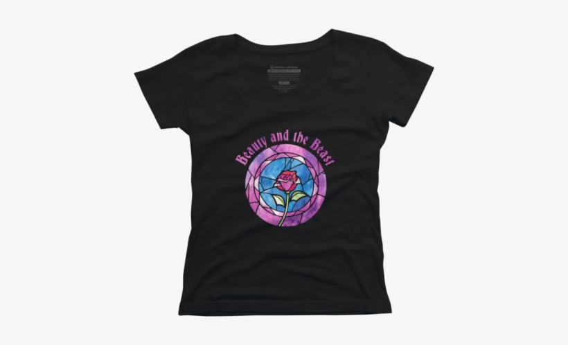 Enchanted Glass Rose - T-shirt, transparent png #2020176