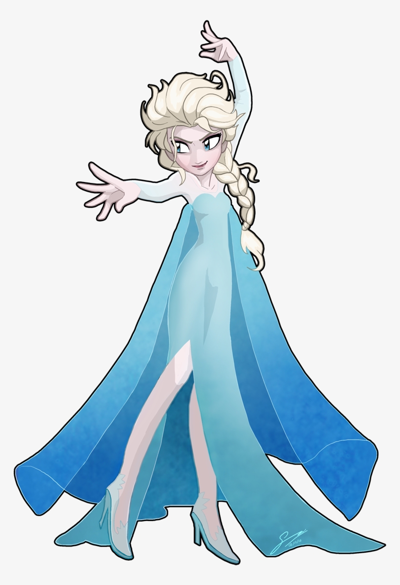 Check Out More Art In The Art Of Frozen - Elsa Fan Art Png, transparent png #2020200
