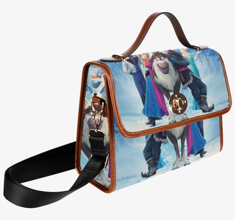 Psylocke Waterproof Brief Case Multi-function Business - Frozen Elsa Ice Castle Anna Olaf Princess Edible Image, transparent png #2020366