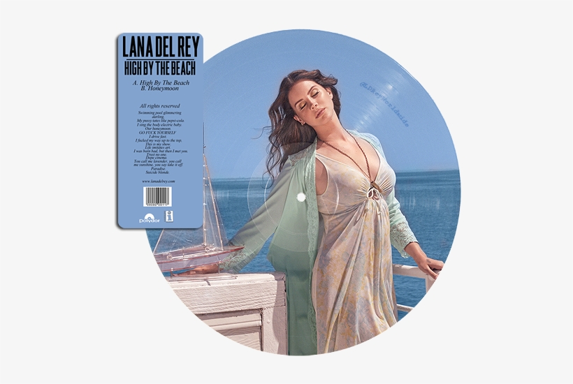 Lana Del Rey News On Twitter - High By The Beach Single, transparent png #2020901