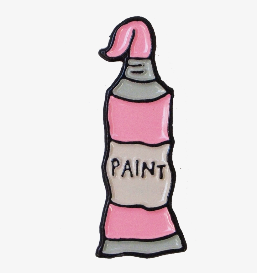 Pink Paint Pin - Lapel Pin, transparent png #2020925