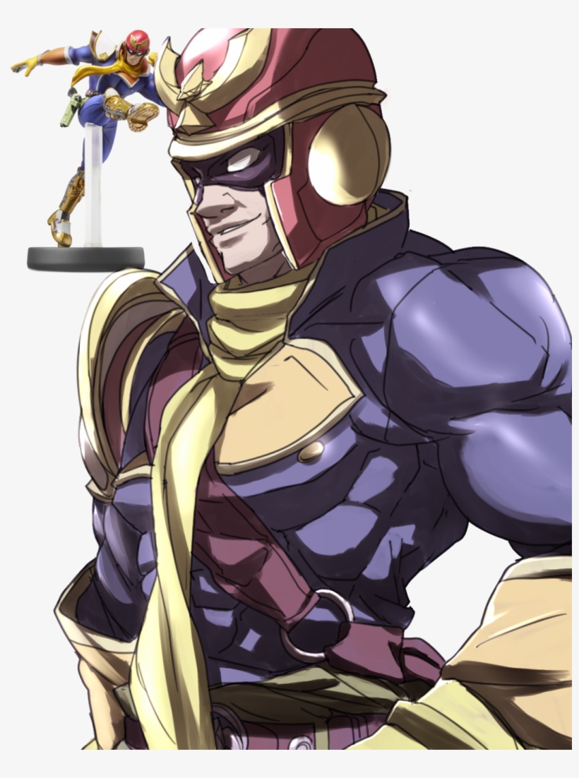 Super Smash Bros - Captain Falcon Amiibo (super Smash Bros Series), transparent png #2021399