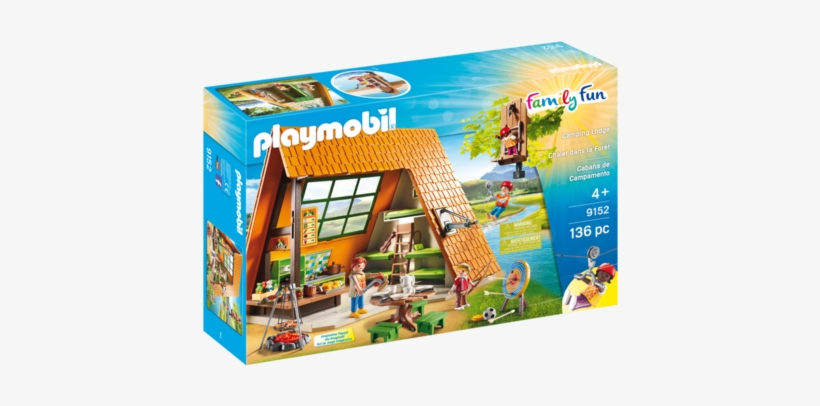 Playmobil 9152 - Camping Lodge - Play Mobil Camping, transparent png #2021467