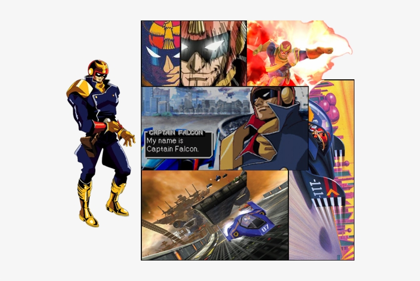 Captain Falcon First Arcade Appearance - F Zero Super Nintendo Ead Futuristic Racing Video Game, transparent png #2021522