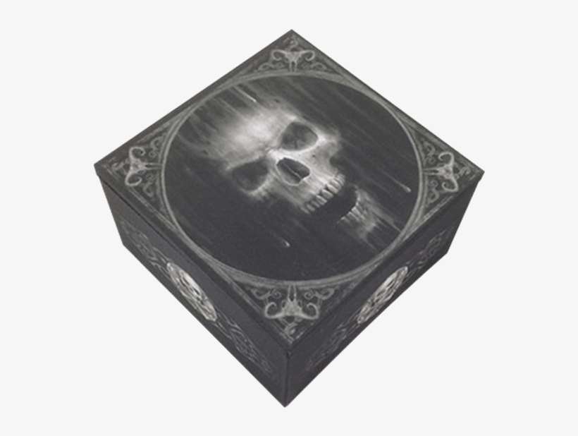 Menacing Skull Trinket Box - Official Anne Stokes Tribal Hard Back Case, transparent png #2021796