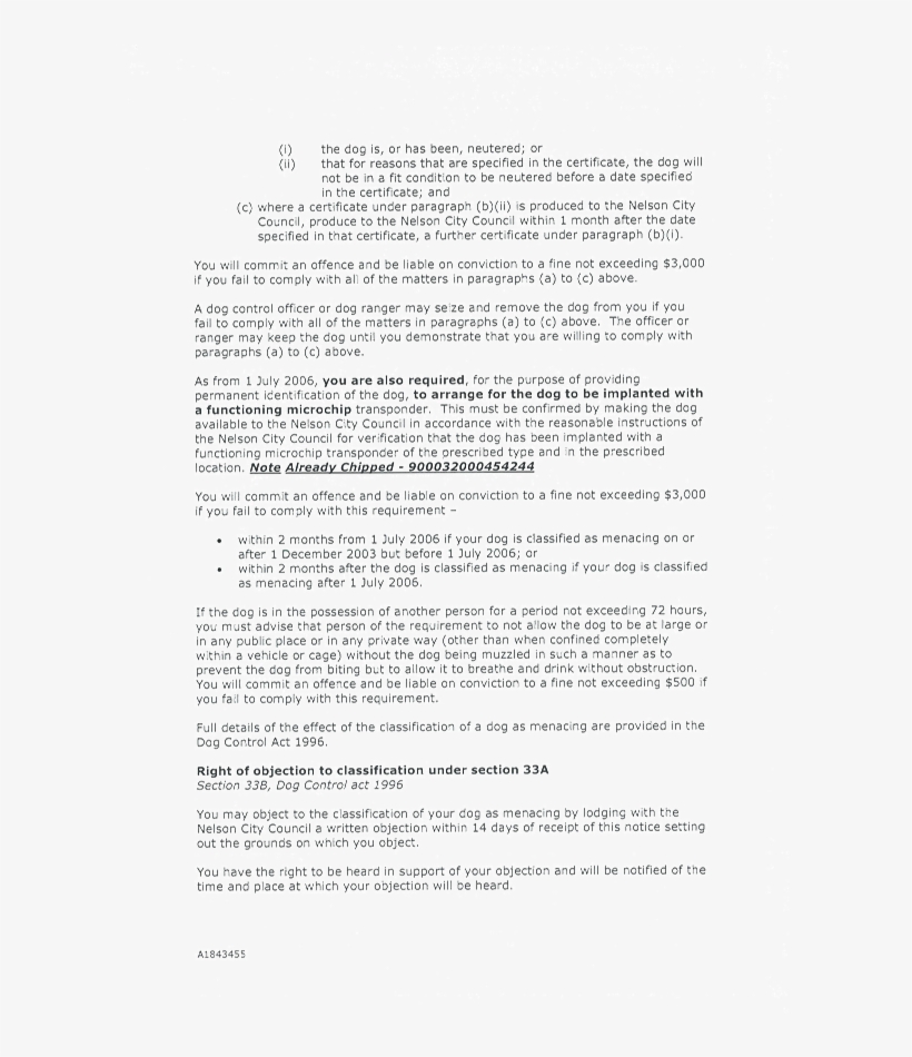 Objection To Classification Of A Dog As Menacing - Civil Engineering, transparent png #2021843