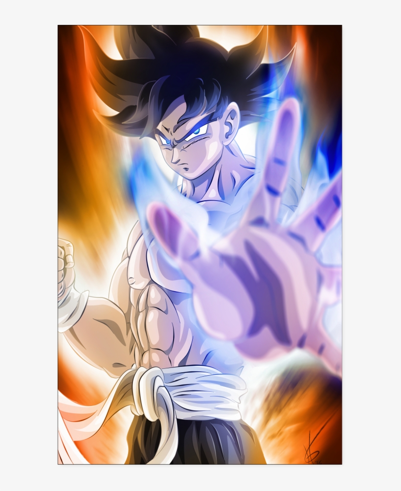 Ultra Instinct Goku Poster - Dragon Ball Heroes Fondos De Pantalla - Free  Transparent PNG Download - PNGkey