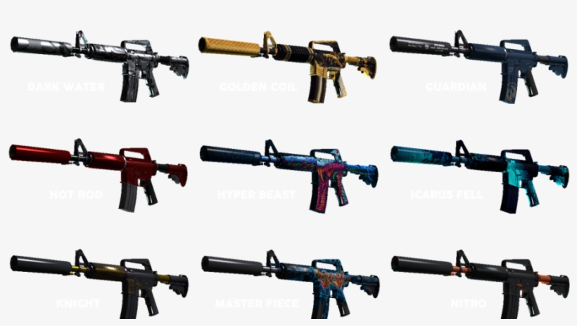 5 Rarest M4a1-s - Csgo Best M4a1s Skins, transparent png #2022217