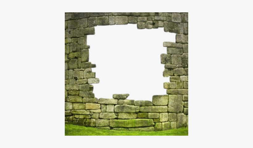 Stone Wall Meadow - Rock Stone Border Frame Clipart, transparent png #2022300
