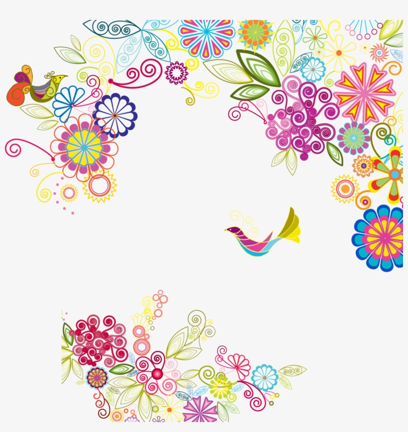 Flower - Art Swirls Colorful Transparent, transparent png #2022466