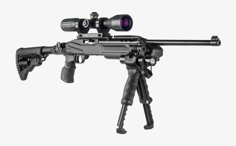 1707 M4 Pro R10 22 3d On Weapon Png - New Fab Defense 10 22 Stock, transparent png #2022845