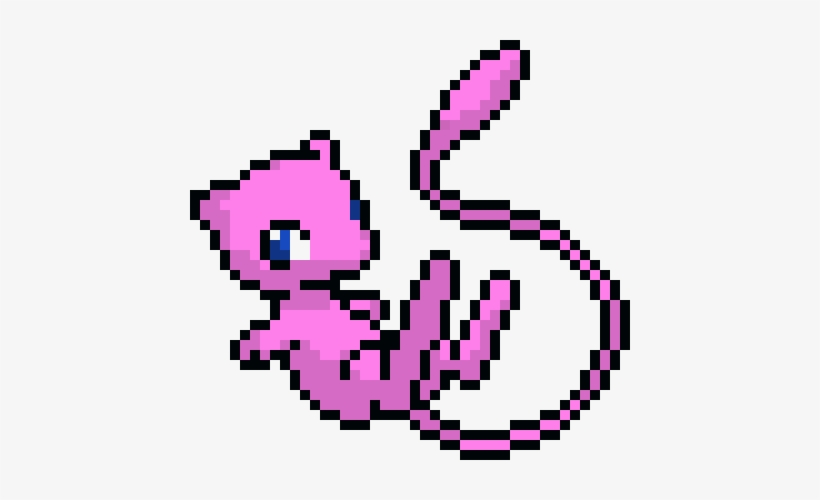 Pixel Mew Free Transparent Png Download Pngkey