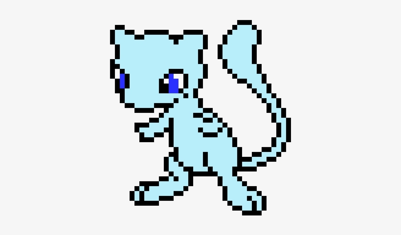 Shiny Mew - Hard Pokemon Pixel Art, transparent png #2023067