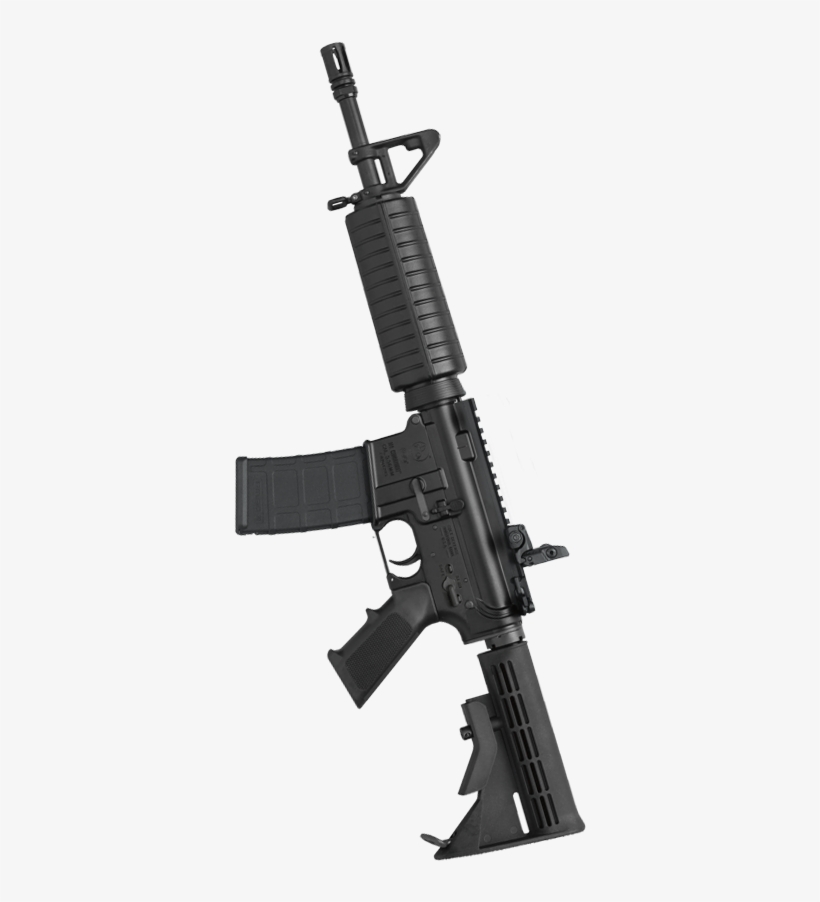 Colt® M4 Commando - Kwa 2013 Km4 Commando Full Metal Aeg Airsoft Electric, transparent png #2023116