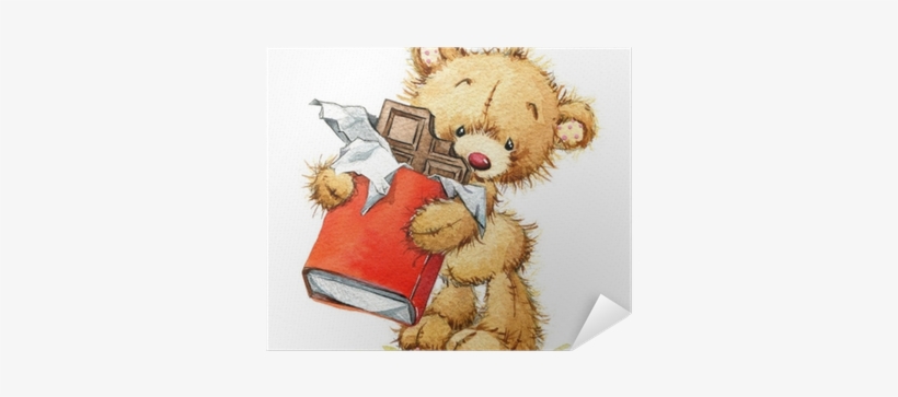 Cute Teddy Bear For Kid Birthday Background - Teddy Bear, transparent png #2023390