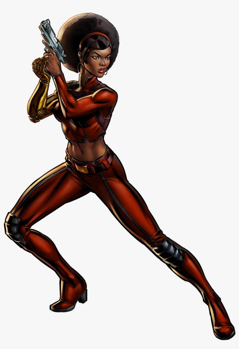 Misty Knight Portrait Art - Marvel Avengers Alliance Misty Knight, transparent png #2023391