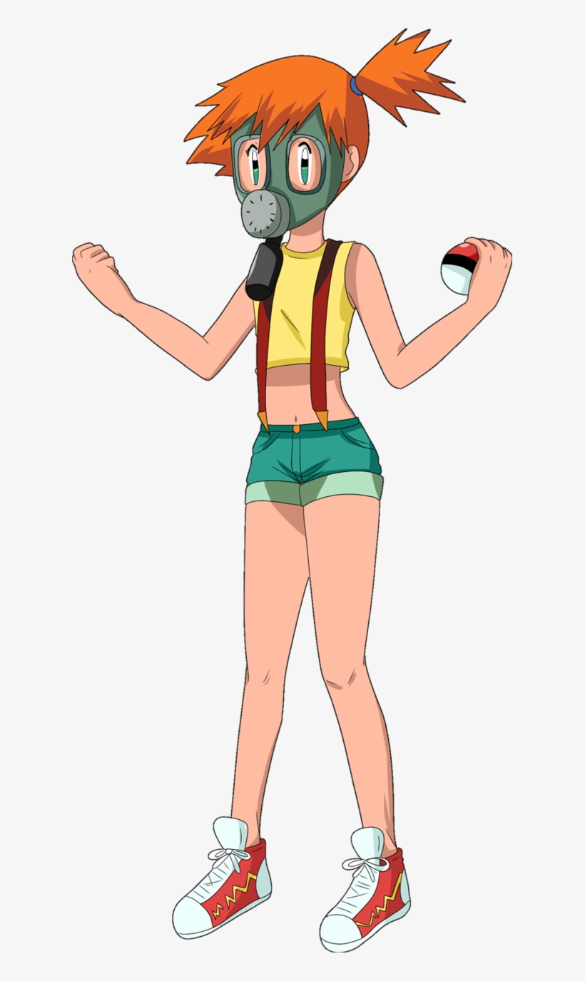 View Misty , - Pokemon Misty Surgical Mask, transparent png #2023412