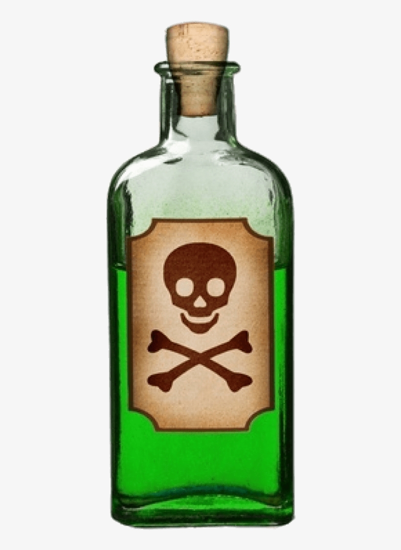 Bottle Of Green Poison - Bottle Of Poison, transparent png #2023859