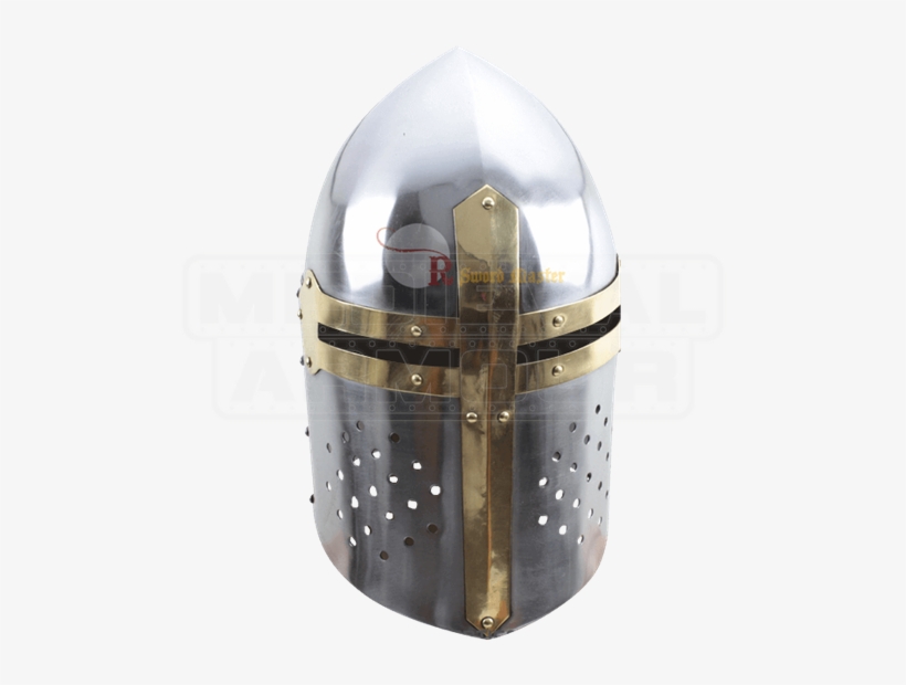 Medieval Crusader Sugar Loaf Helmet - Crusaders Helmet With Transparent Background, transparent png #2023931