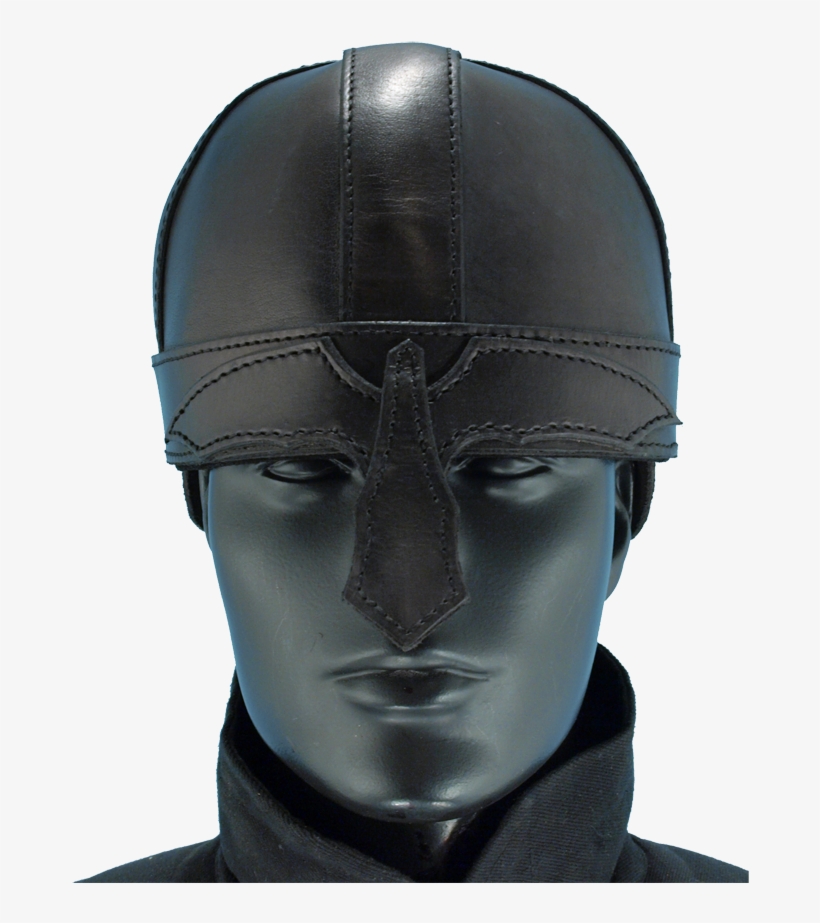 Warriors Leather Helmet - Armor Venue: Warriors Leather Helmet Head Armour, Black, transparent png #2024112