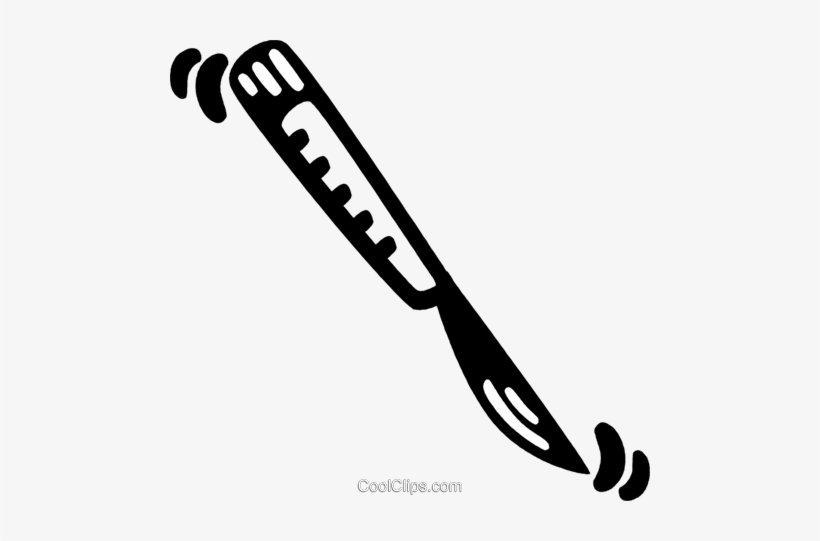 Scalpel Royalty Free Vector Clip Art Illustration - Scalpel Draw Transparent Background, transparent png #2024294