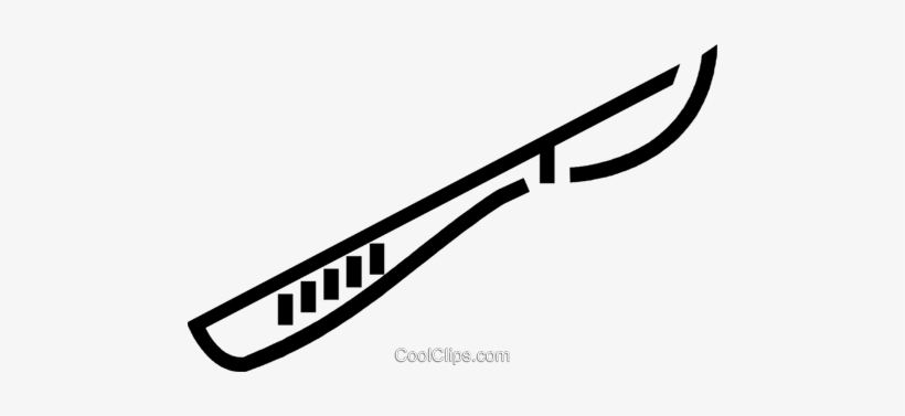 Scalpel Royalty Free Vector Clip Art Illustration Vc049030 - Bisturi Clipart, transparent png #2024357