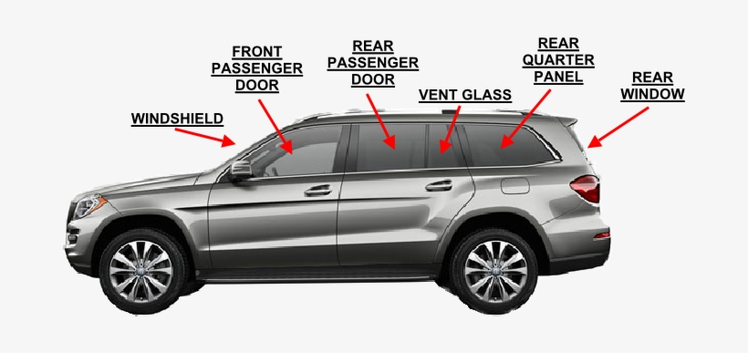 Specialty Vehicles Glass Replacement - Mercedes-benz Gl-class, transparent png #2024934