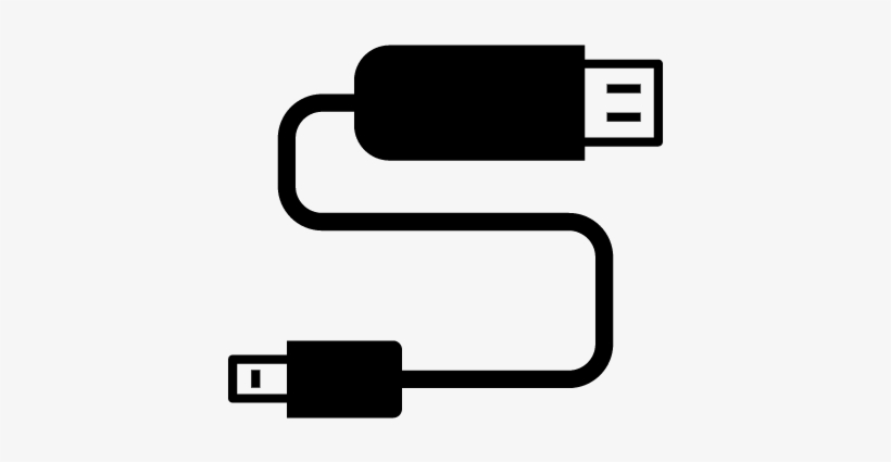 Micro Usb Cable - Micro Usb Cable Vector, transparent png #2024958
