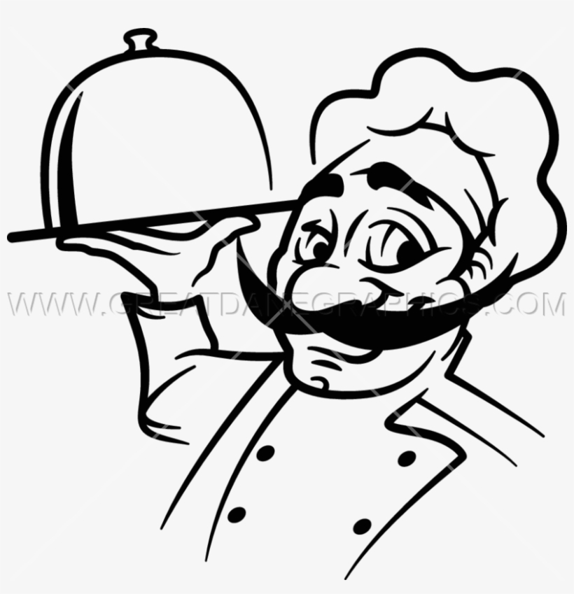 Chef Production Ready Artwork Png - Blackline Waiter, transparent png #2025591