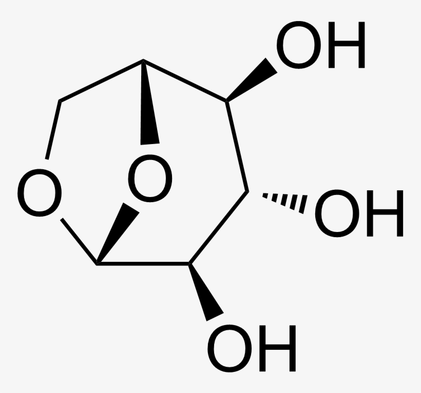 Ch/21 - Levoglucosan Structure, transparent png #2025700