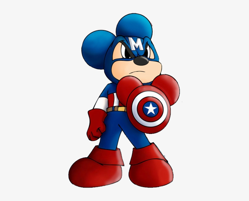 Mickey Mouse Capitan America, transparent png #2025760