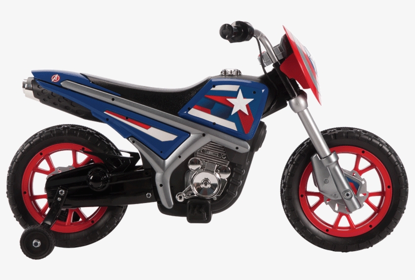 Marvel® Captain America® Motorcycle 6 Volt Battery - Captain America 6v Motorcycle, transparent png #2025847